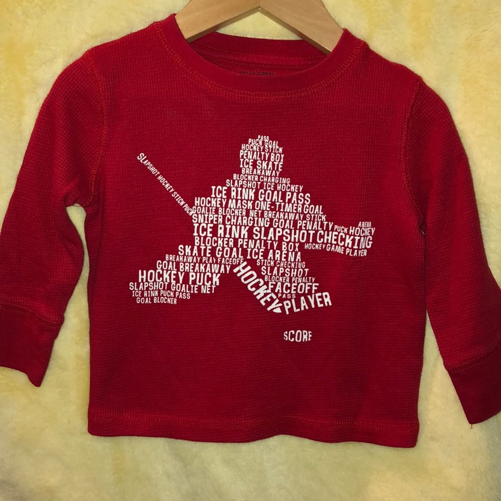 Hockey waffle shirt